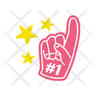 umpire sign icon png