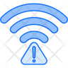 free wifi connection error icons