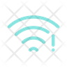 icons of wifi signal error