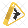 icons for wild animal sign