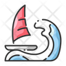 windsurfing board icons free