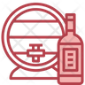free wine barrel icons