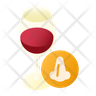 wine tasting smell icon