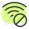 icon wifi banned