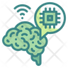 wireless brain sensors symbol