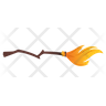 wizard broom emoji
