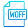 woff file symbol