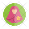 female hijab icons