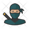 free woman ninja icons