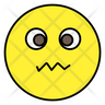 icon for woozy face emoji