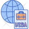 work visa symbol