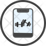 icon for dumbell