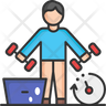 workout time icon svg