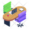 icon for working office