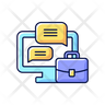 workplace chat icon png
