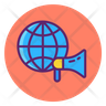 icon for global advertising