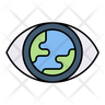 world eye logo