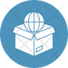 icon for worldwide logistic