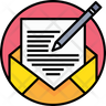 writing email logo