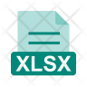 xlsx-file icon svg