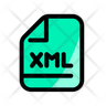 xml document icon svg