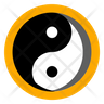 yin yang symbol icons free