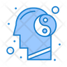 yin yang mind icons