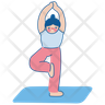 yoga instructor icon
