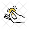 icon for yoga mudra