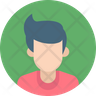 icon for young man