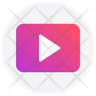 icons of youtube play