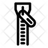 icon for zipper chain