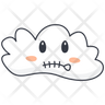 mouth zip icon