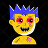 zombie face icon png