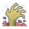 zombie-hand icon svg