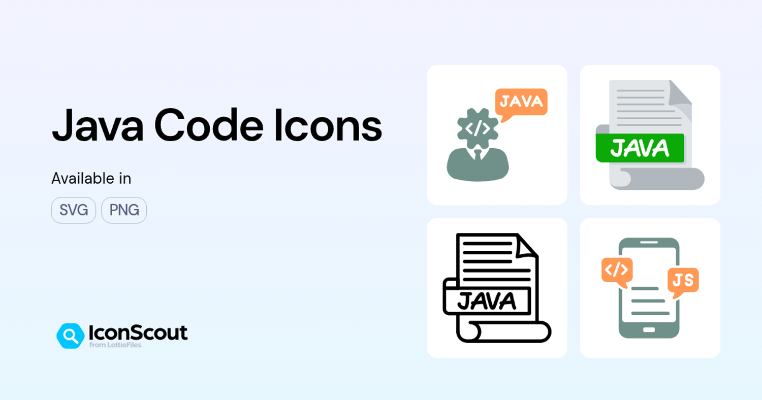 Java Code Icons - Free Download in SVG, PNG
