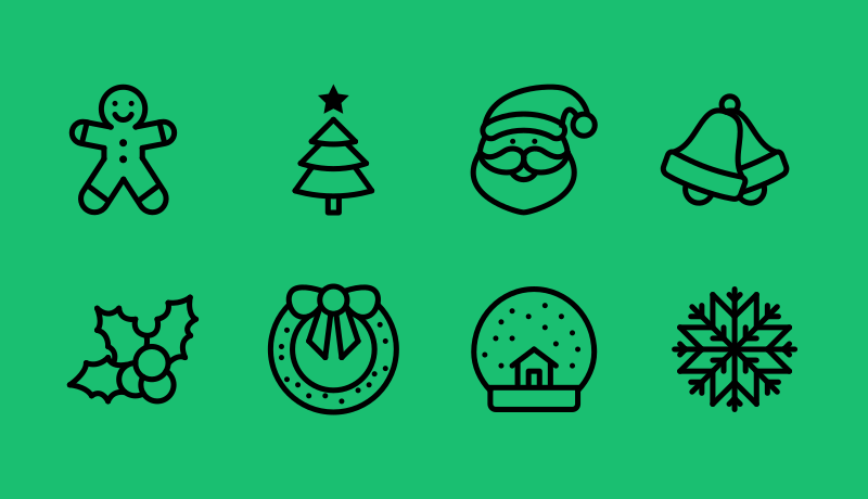 Dottie Christmas 2016 icon pack by Linh Pham