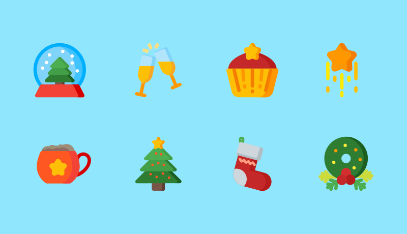 Cute Christmas icon pack by Sooodesign