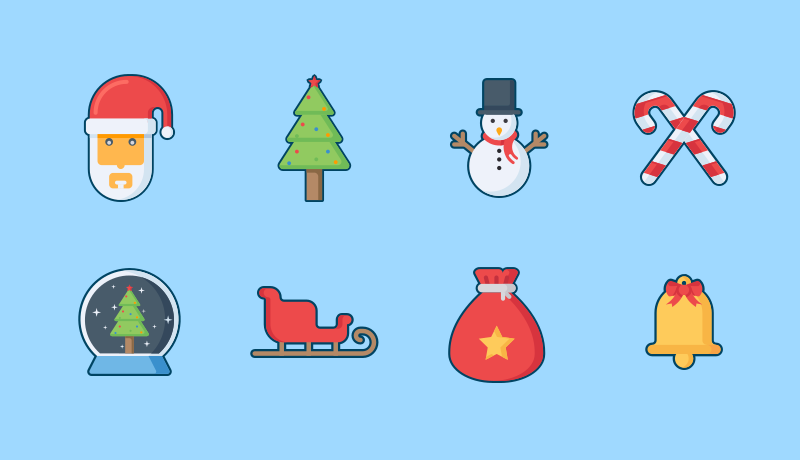 Christmas 2016 icon pack by Varun Trivedi