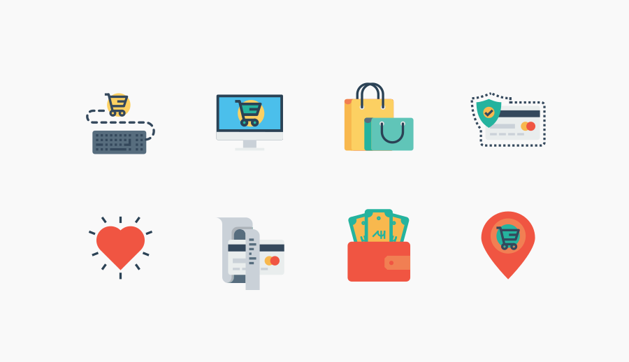 Free E-Commerce Iconset by Mohit Gandhi