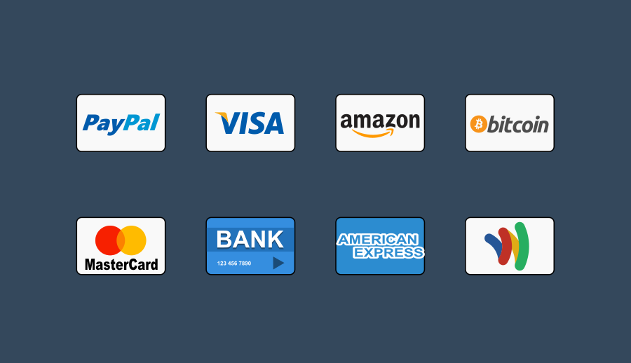 Free Payment Methods Icons by Dalpat Prajapati