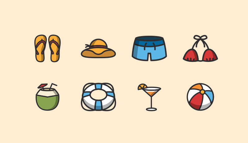 Summer Icon Pack Free by Aomam