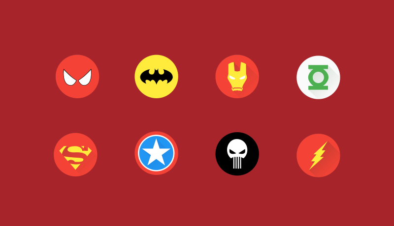 Super Hero Free Icons by Sagar Ungar