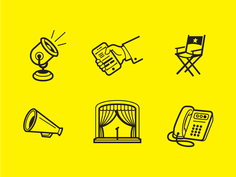 Bank icon collection by Shawn Bueche