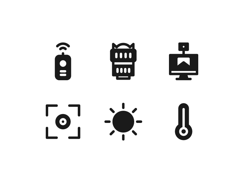 Camera icon collection by Inipagi Studio