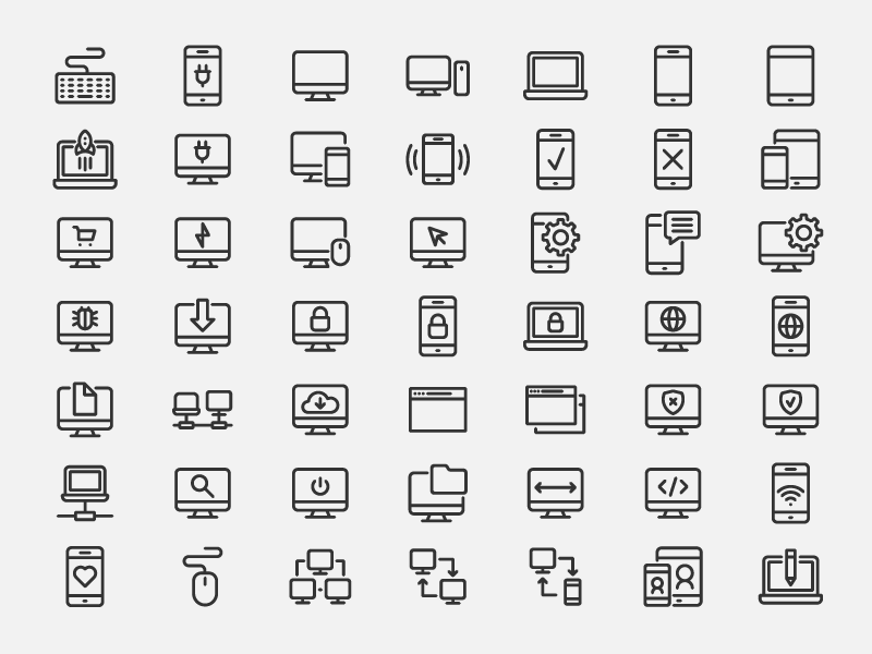 Computing icons by Sergey Ershov