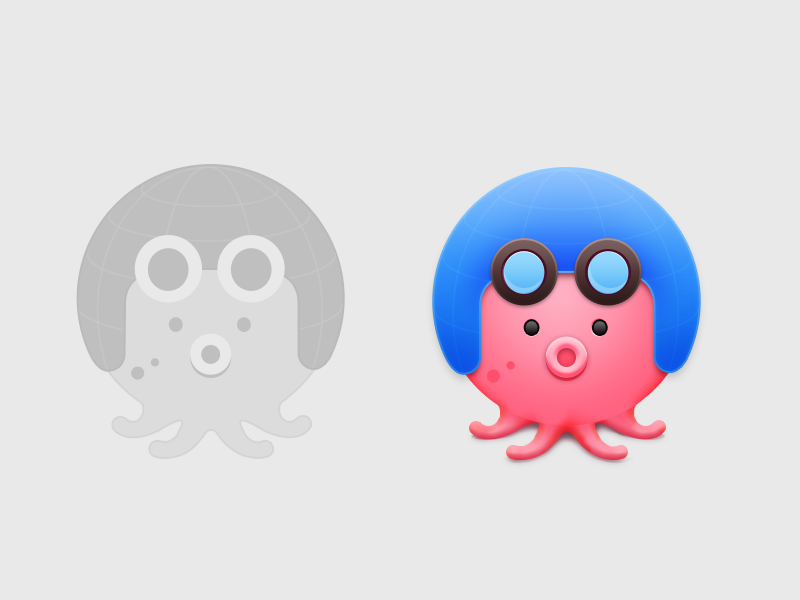 Octopus icon by Yowen Chan