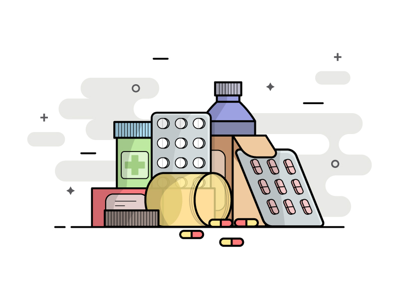 Pharmacy icon pack by Bonie Varghese
