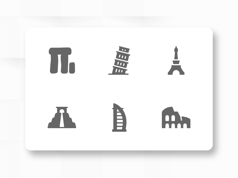 Places icons by Pocike