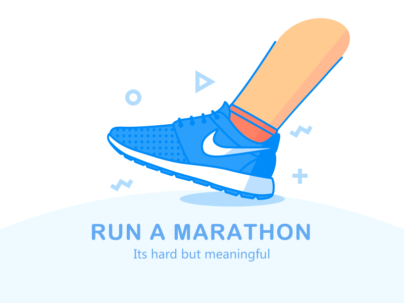 Run a Marathon icon by Haji Su